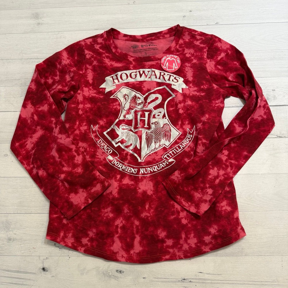 Harry Potter hogwarts red long sleeve‎ shirt girls youth XL 16